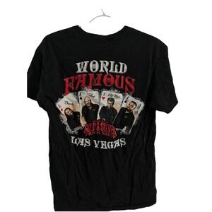 WORLD FAMOUS GOLD & SILVER PAWN SHOP LAS VEGAS MENS SHIRT SIZE MEDIUM BLACK‎